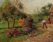 卡米耶 毕沙罗 : Mother Lucien's Yard